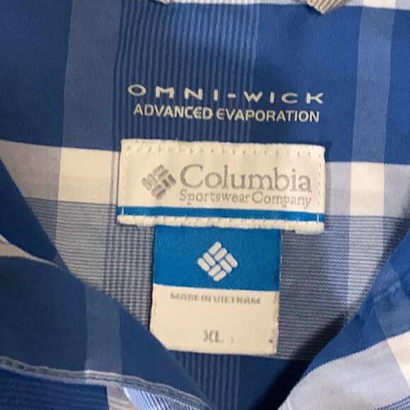 COLUMBIA, Omni-wick, short sleeve, XL, great condition, single pocket w/pen hldr - Picture 2 of 11